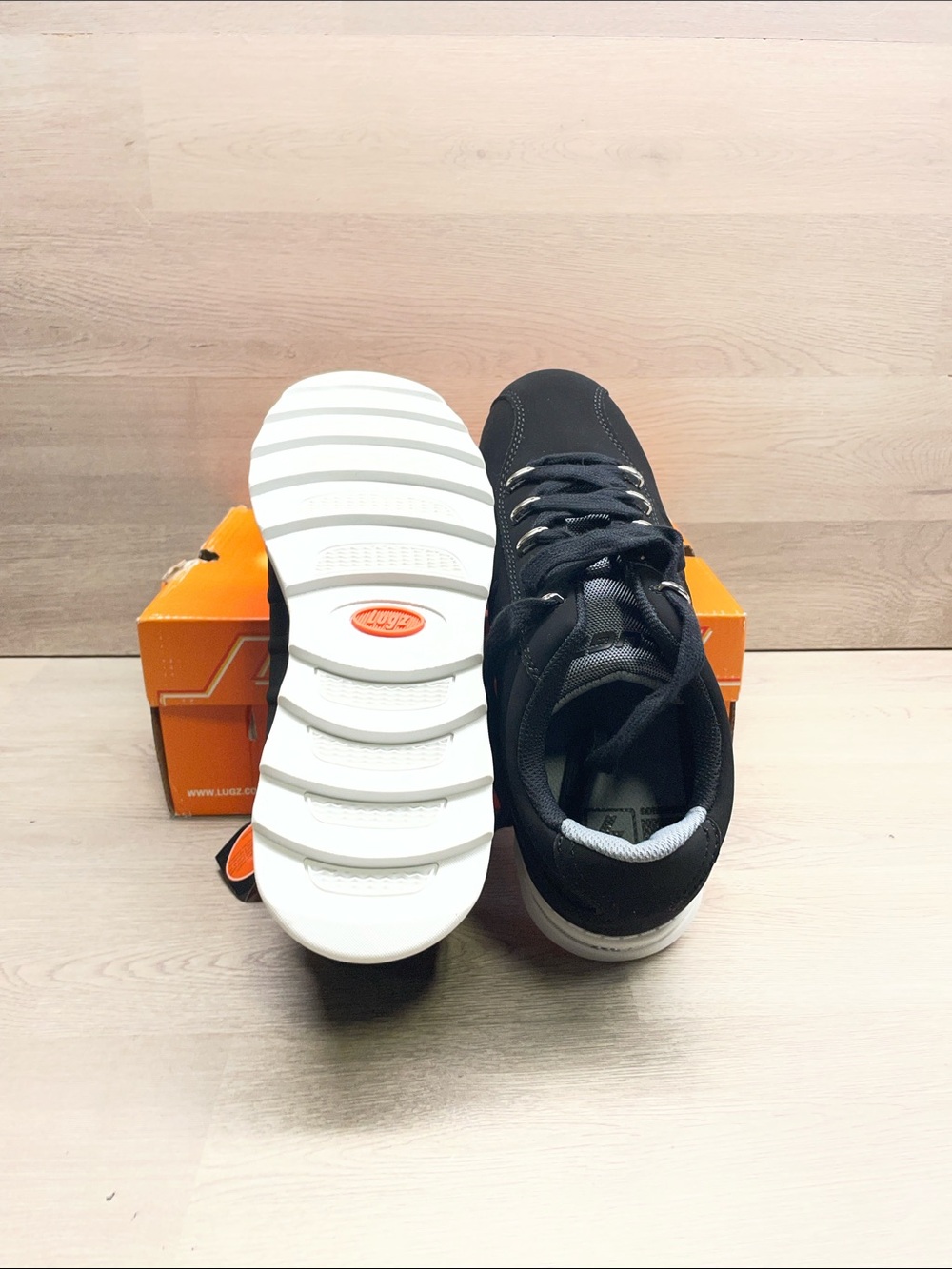 Lugz Black and White Men's Sneakers #615